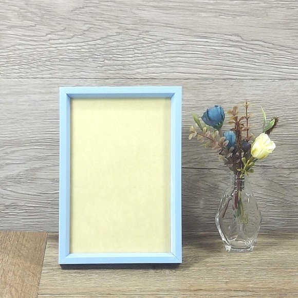 Photo Picture Frame Ornate Light Blue Table Top Display Home Décor 4.25x6.25 in - Picture 4 of 11